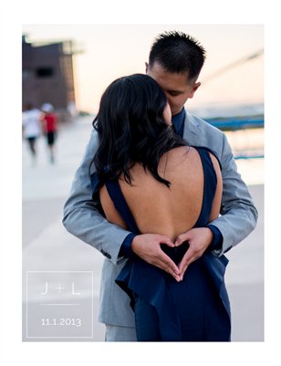 J + L Wedding Welcome