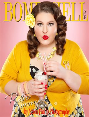 BOMBSHELL Magazine May 2021 BOOK 1 - Retro Kimmy Cover