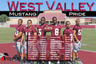 West Valley Schedule
