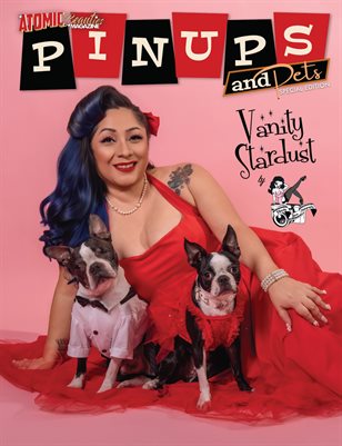 Atomic Beauties Magazine - Pinups and Pets Special Edition 2026 Vanity Stardust Cover