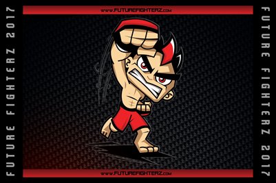 FF Logo Red Shade Poster