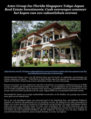 Aztec Group Inc Florida Singapore Tokyo Japan Real Estate Investments