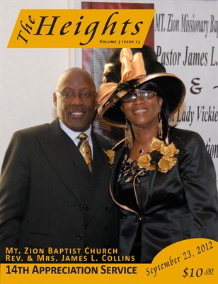 Volume 3 Issue 23 - 14th Appreciation Service Rev. & Mrs. James L. Collins