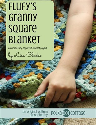 Flufy's Granny Square Blanket Crochet Pattern