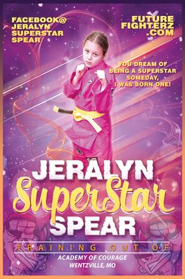 Jeralyn Spear Superstar Quote Poster