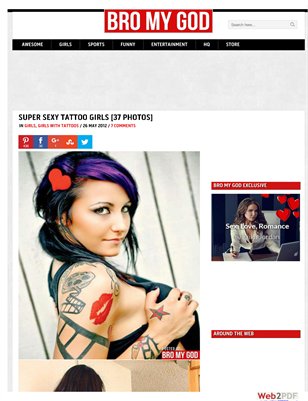 emonews - tattoo girls volume 2