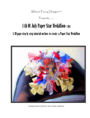 4th Of July Paper Star Medallion ~ a Step by Step Tutorial
