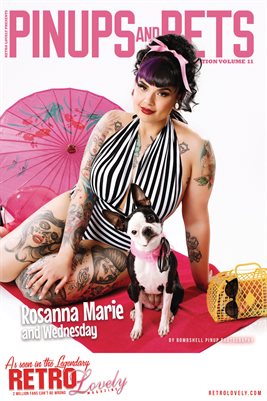 Pinups and Pets Volume No.11 – Rosanna Marie & Wednesday Cover Poster