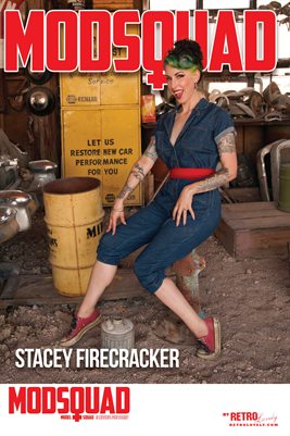 MODSQUAD No.5 – Stacey Firecracker Cover Poster