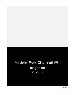 My John From Cincinnati Wiki magazine (5)