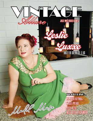 VINTAGE ALLURE MODEL MUSE ISSUE 8 VOL 5 LESLIE LUXXE