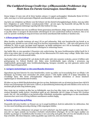 The Cathford Group Credit Inc
