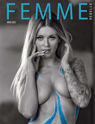Femme Rebelle Magazine March 2025 - Dusil Photography Cover