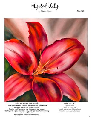 My Red Lily by Sharon Chinn - SC14925