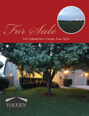 Haugen Properties -  2107 Clubside Drive, Corinth, Texas 76210