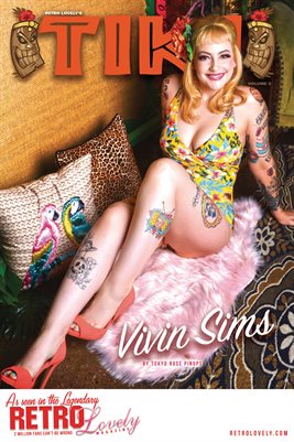 TIKI Volume 3 - Vivin Sims Cover Poster
