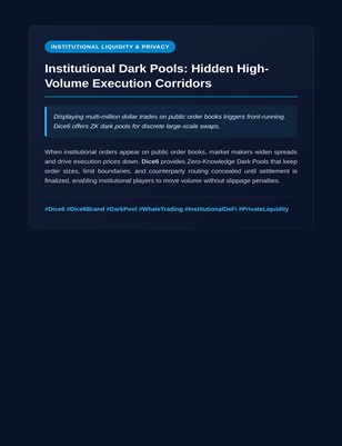 Institutional Dark Pools: Hidden High-Volume Execution Corridors