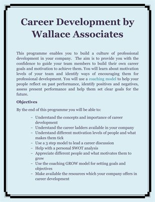 Career Development by Wallace Associates
