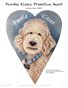 Poodle Kisses Primitive Heart Painting Pattern - Sharon Chinn SC00111