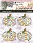 Crazy Pumpkins Ornaments Counted Cross Stitch Pattern