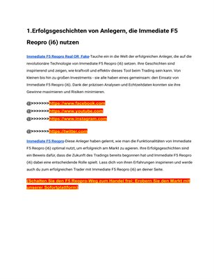 Immediate F7 Reopro-{Angebot für 2024}-Lesen Sie alle Fakten Immediate F6 Reopro !!