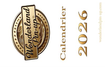 Calendrier 2026 Wonderland Pin-up (Version normale française)