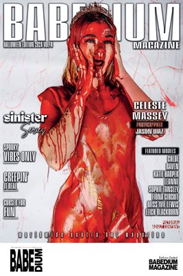 CELESTE MASSEY HALLOWEEN EDITION VOLUME FOUR - BABEDIUM MAGAZINE COVER POSTER