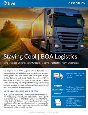 Tive Case Study | BOA Logistics