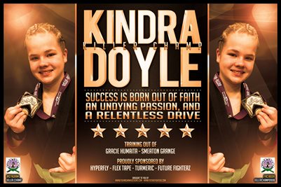 Kindra Doyle Gold Motivation - Poster