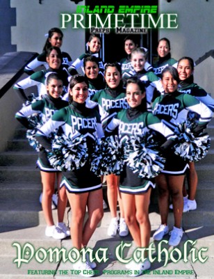 Inland Empire Prime Time Preps Magazine Pomona Catholic Cheer Edition April 2012