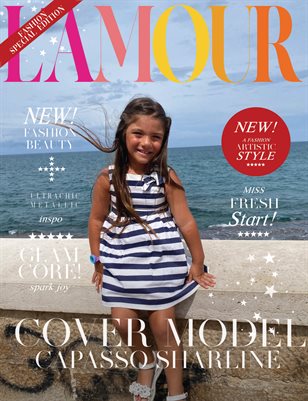 L´Amour Magazine_Cover model Capasso Sharline.