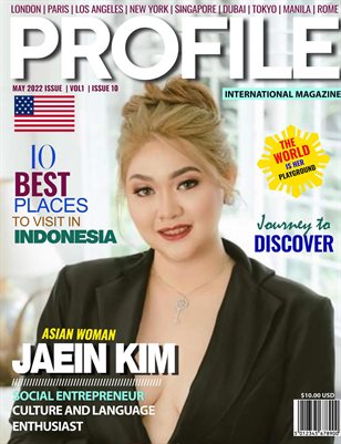 Jaein Kim on the cover of Profile Magazine May 2022 Issue
