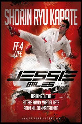 JESSIE MILES RED KARATE POSTER