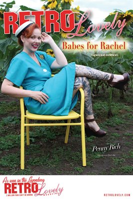 2026 Retro Lovely, Babes for Rachel, Featuring Penny Rich Cover Poster