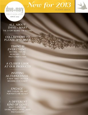 dave + mary photography wedding guide + collections