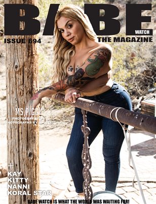 BABE WATCH ISSUE 694 FT MS PIGGY