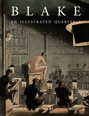 Blake/An Illustrated Quarterly vol. 51, no. 2 (fall 2017)