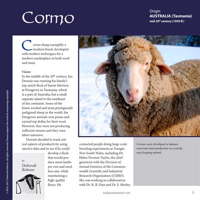 Guide to Fiber Intensive: Cormo