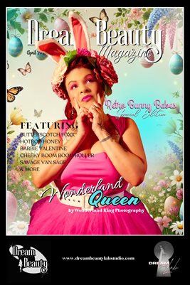 Retro Bunny Babes V3 Wonderland Queen Poster