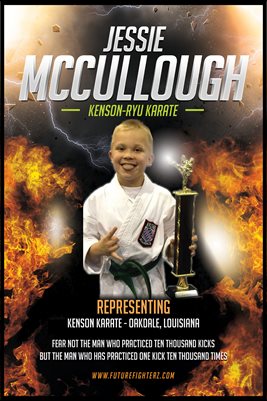 Jessie McCullough Fire Poster (Birthday Poster)