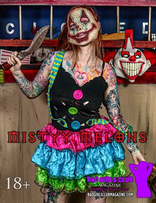 Mistyy Melons - Wicked Clown Juggalette Covered in Tattoos at the Carnival of Carnage with Her Big Sharp Knife