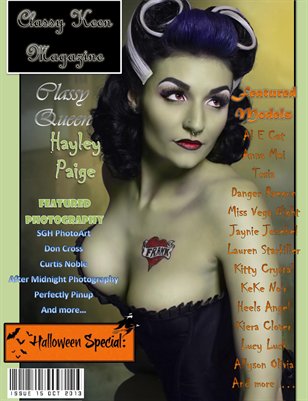 Classy Keen Issue #15 Halloween with Cover Model Hayley
