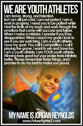 Jordan Reynolds Youth Athlete - Poster