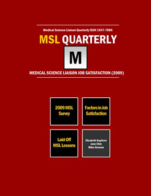 MSL Job Satisfaction 2009