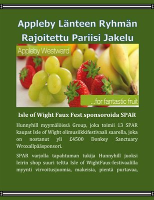 Appleby Länteen Ryhmän Rajoitettu Pariisi Jakelu