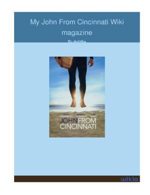 My John From Cincinnati Wiki magazine (2)