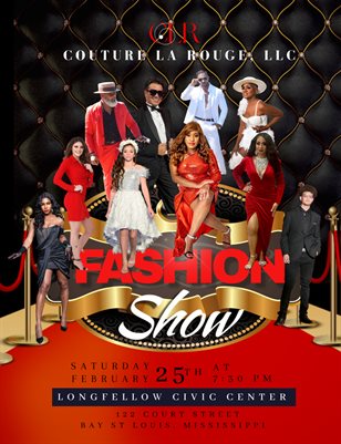 Couture La Rouge, LLC 1st Annual Anniversary Fashion Show Booklet