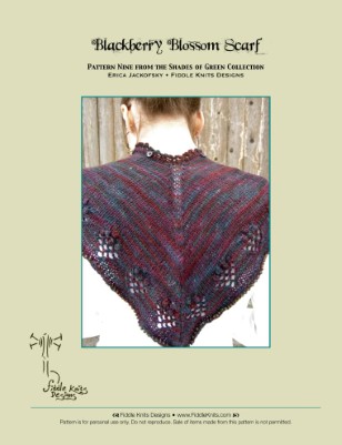 Blackberry Blossom Scarf