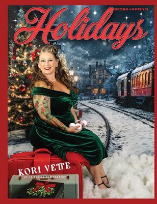 2025 Retro Lovely, Holidays Issue VOL-31, Kori Vette Cover.