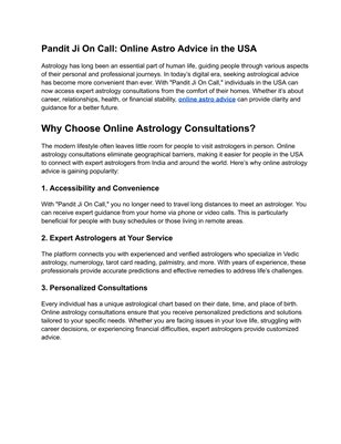 Best Online Astro Advice in the USA | Talk to Top Astrologers